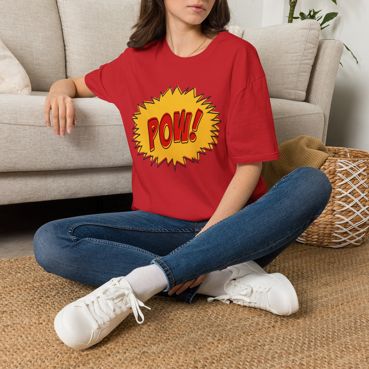 POW! Comic Graphic T-Shirt — Retro Pop Art Superhero Tee