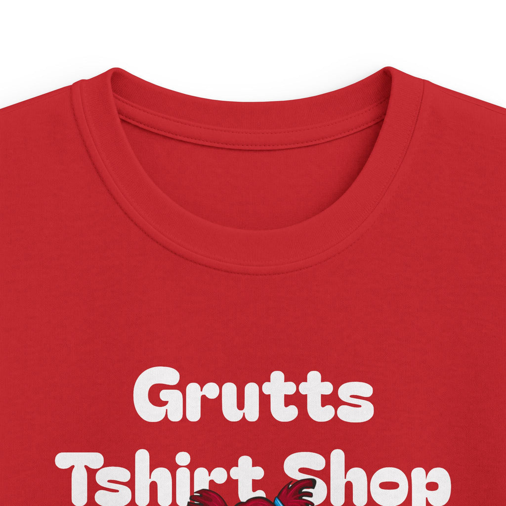 Kids Bookworm T-Shirt – Cute Reading Stack Graphic Tee ("Grutts Tshirt Shop")