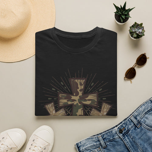 Jesus Loves Me Camouflage Cross T-Shirt