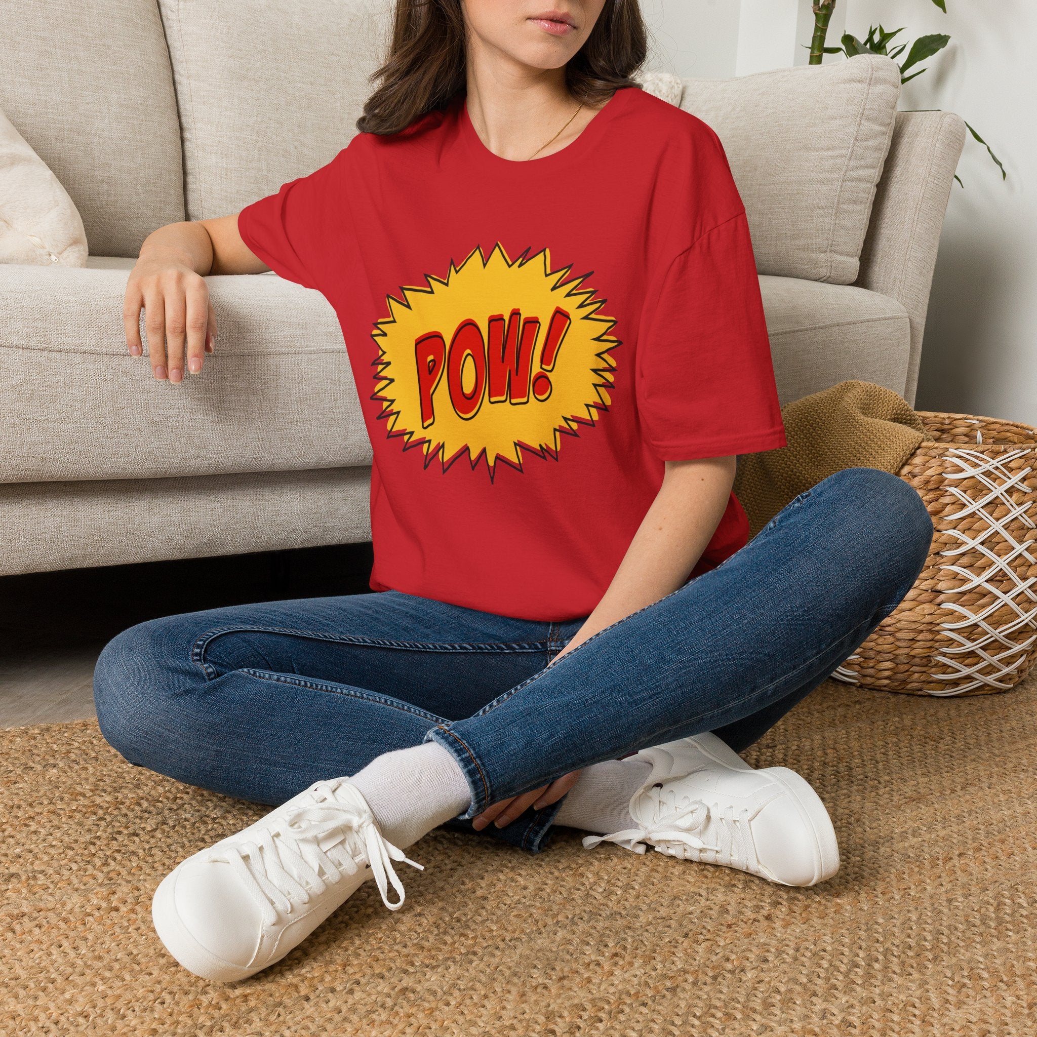Pow! Comic Graphic T-Shirt — Retro Pop Art Superhero Tee