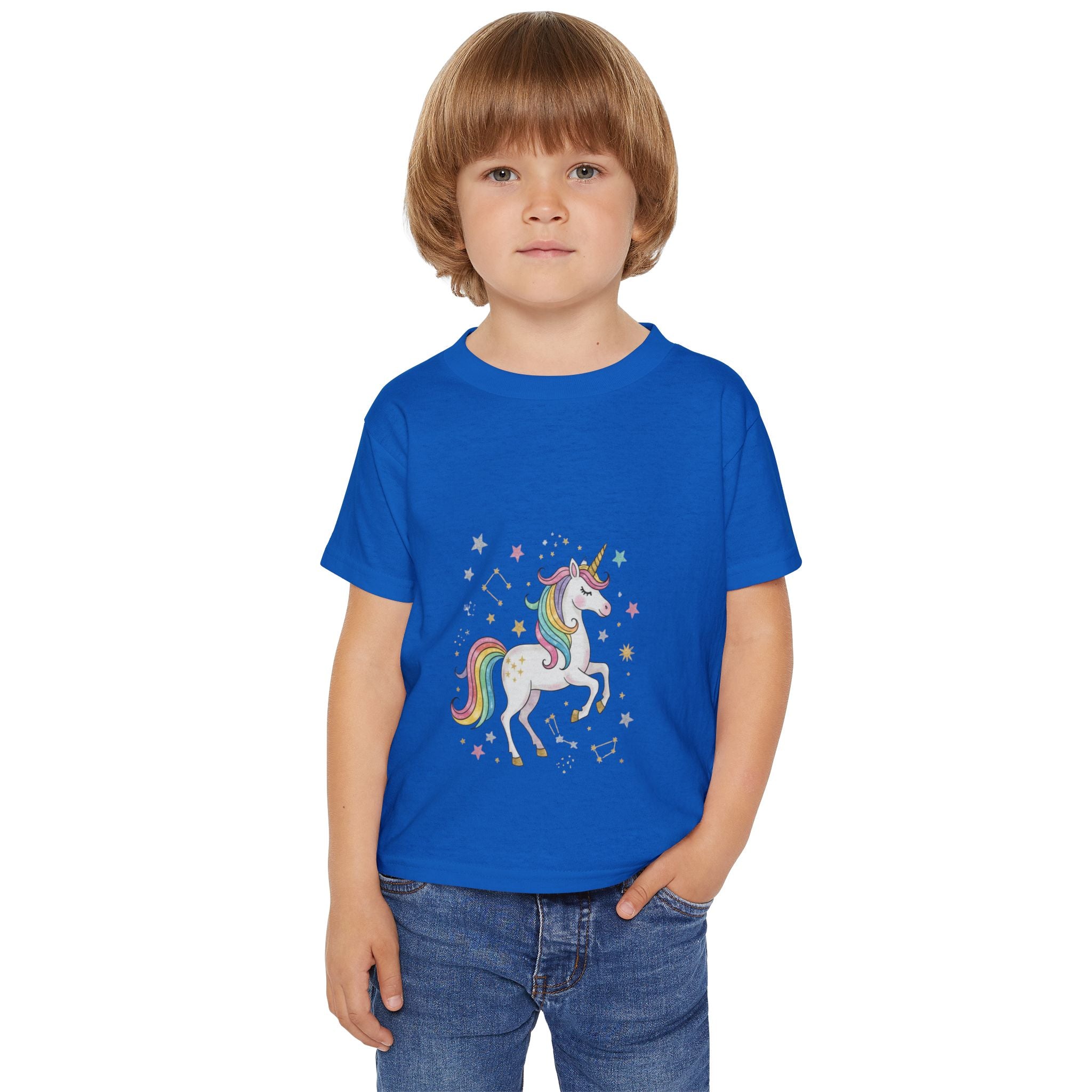 Toddler T-Shirt — Rainbow Unicorn Graphic