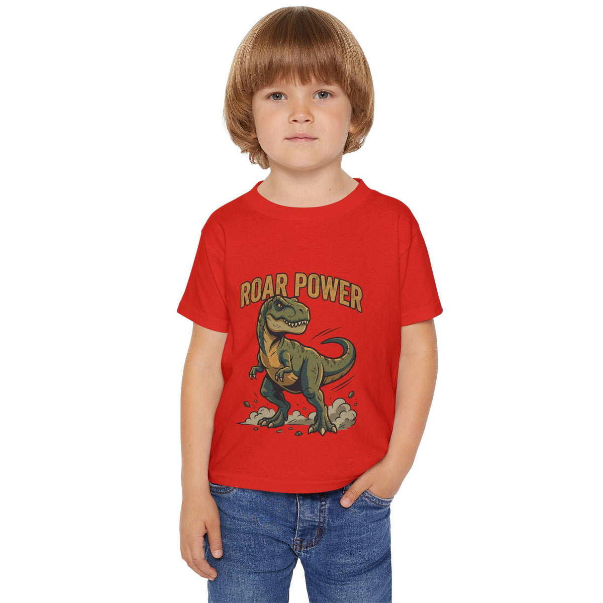 Roar Power Toddler T-Shirt — Dino Graphic Tee for Kids