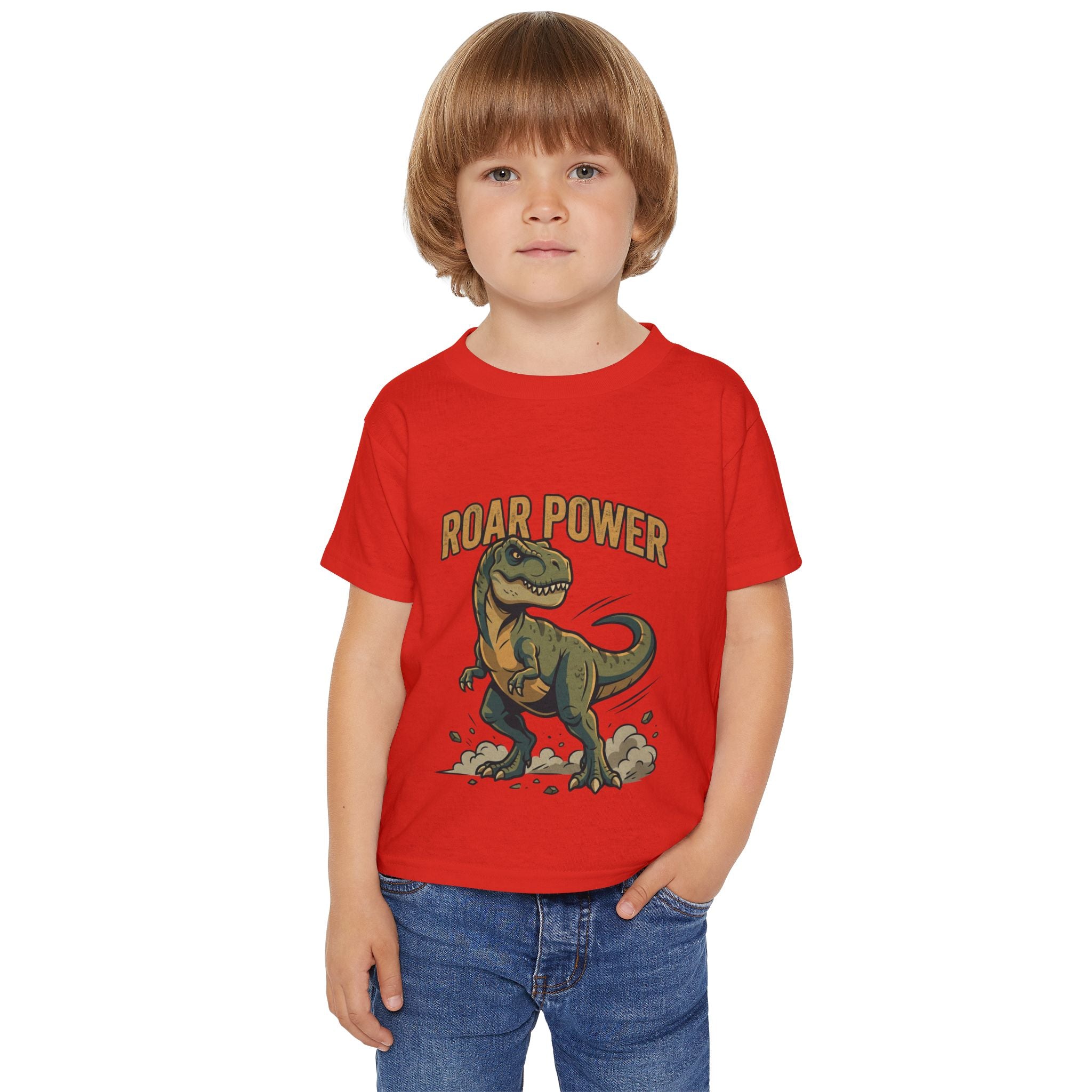 Roar Power Toddler T-Shirt — Dino Graphic Tee for Kids