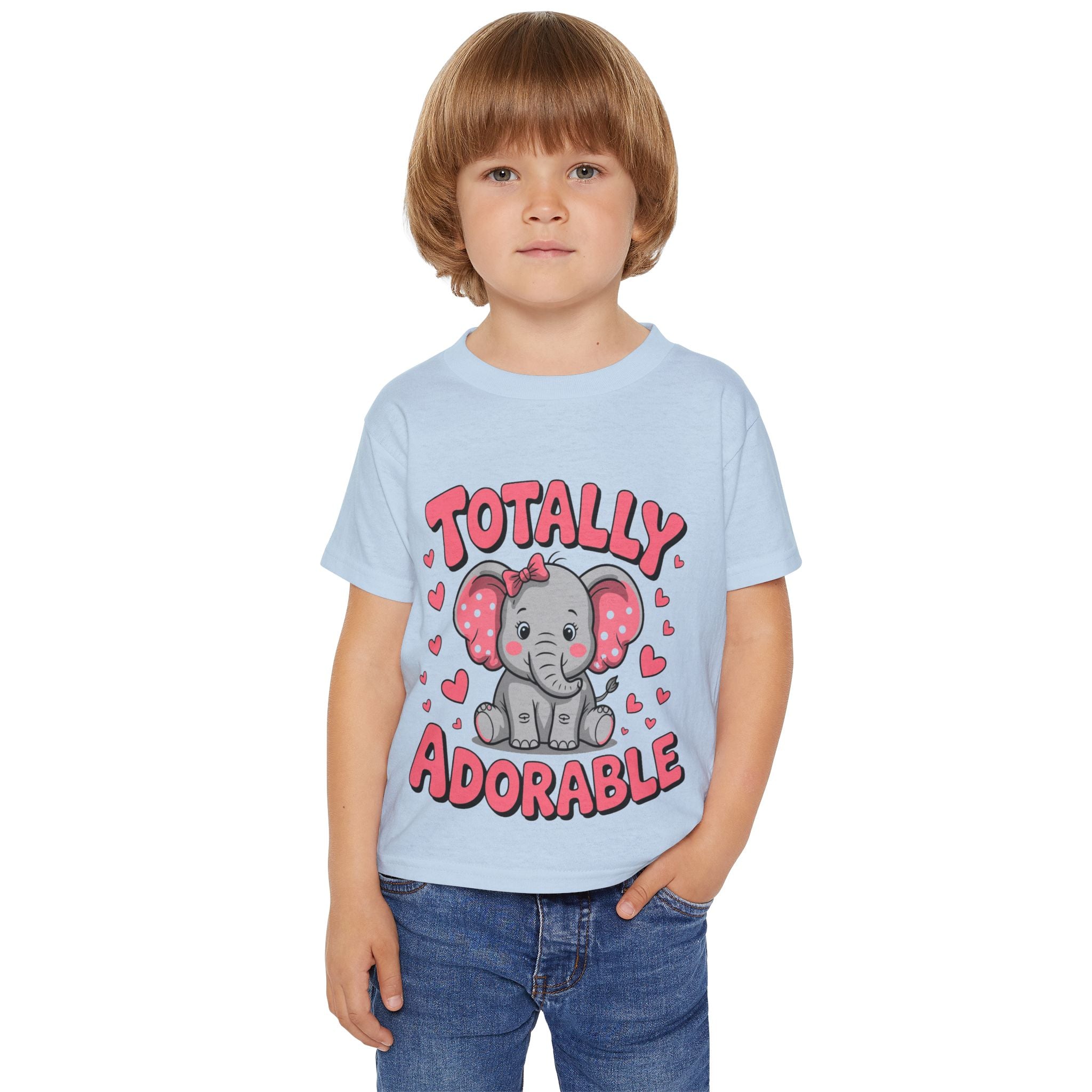 Toddlers' "Totally Adorable" Elephant T-Shirt