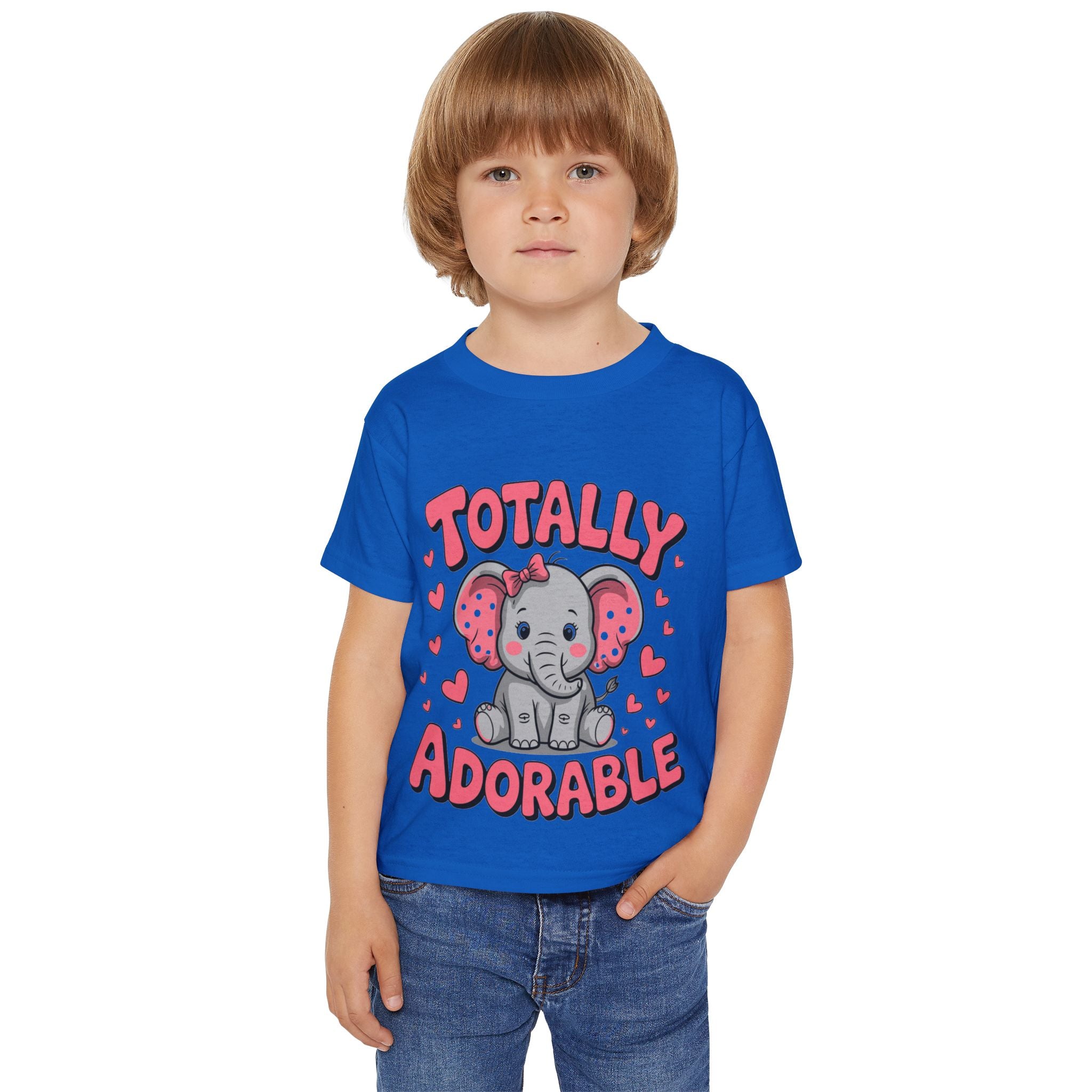 Toddlers' "Totally Adorable" Elephant T-Shirt