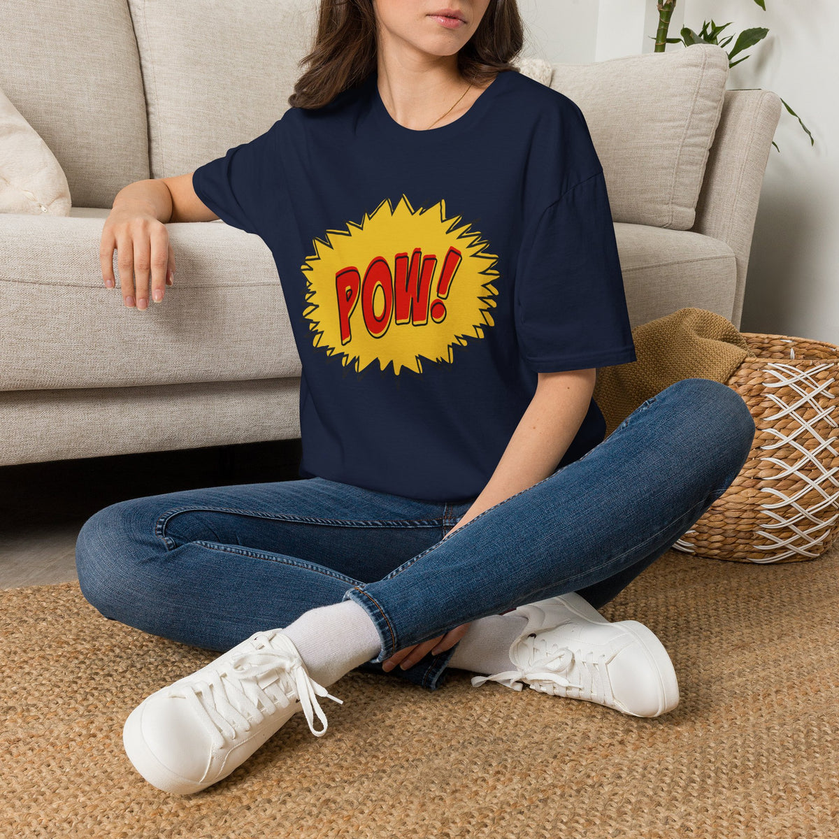 POW! Comic Graphic T-Shirt — Retro Pop Art Superhero Tee