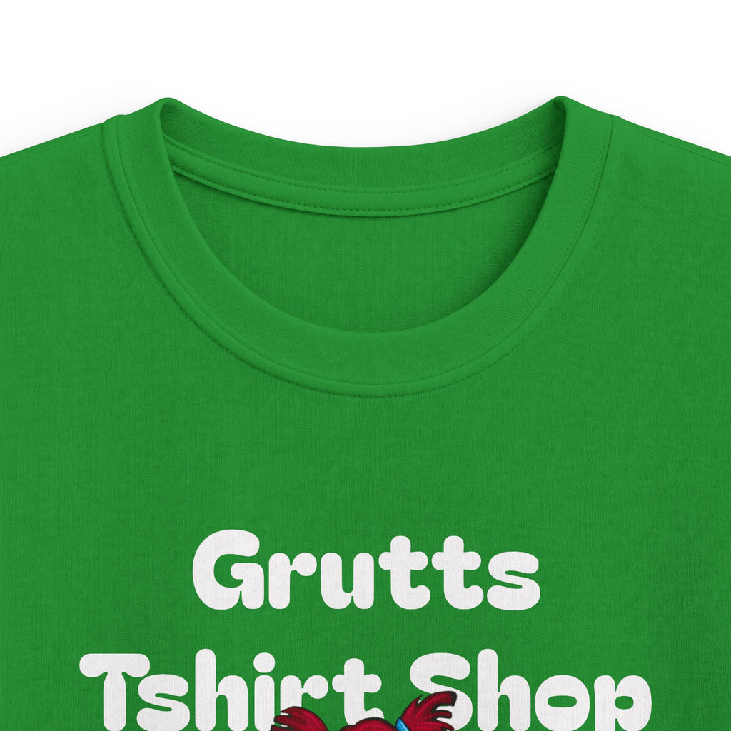 Kids Bookworm T-Shirt – Cute Reading Stack Graphic Tee ("Grutts Tshirt Shop")