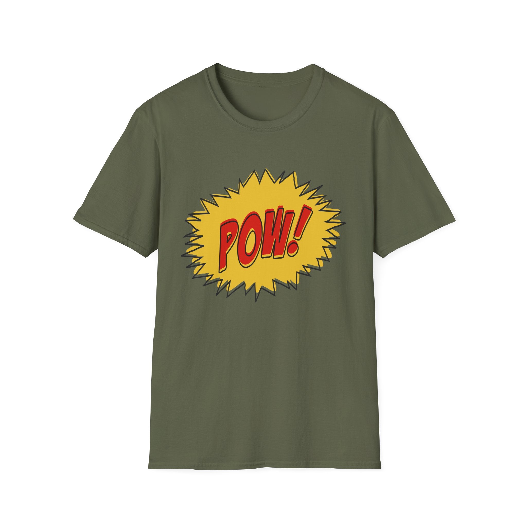 Pow! Comic Graphic T-Shirt — Retro Pop Art Superhero Tee