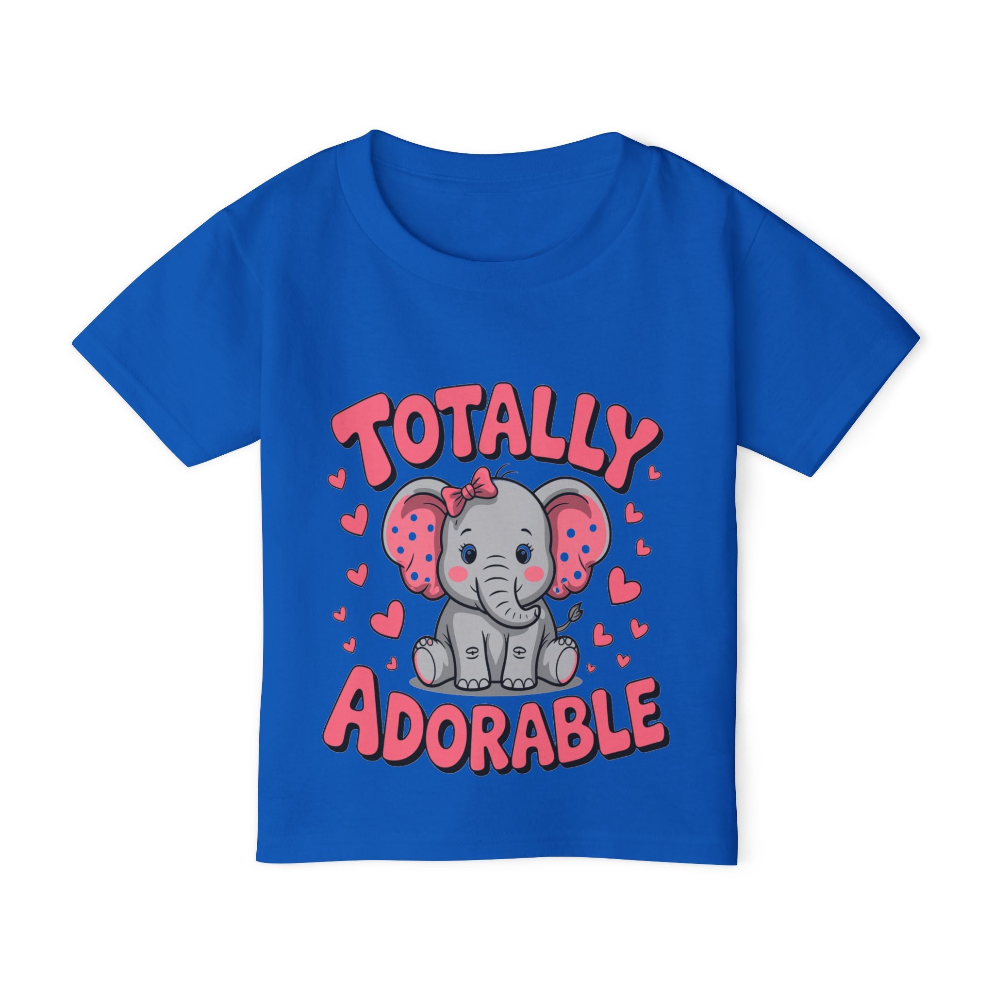 Toddlers' "Totally Adorable" Elephant T-Shirt