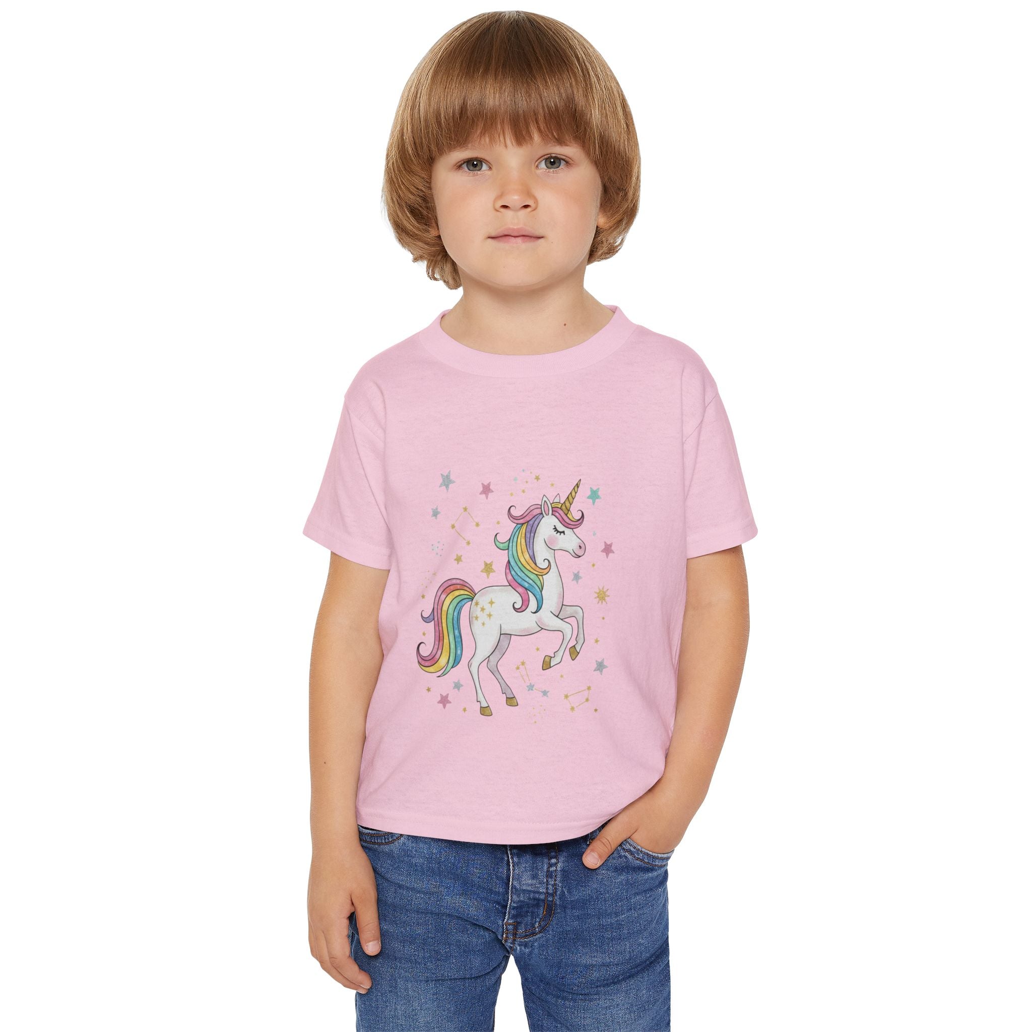 Toddler Unicorn T-Shirt — Rainbow Magical Unicorn Graphic Tee for Kids