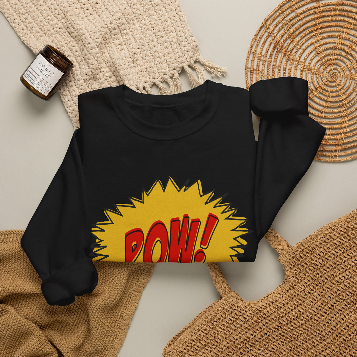 Pow! Comic Graphic Sweatshirt