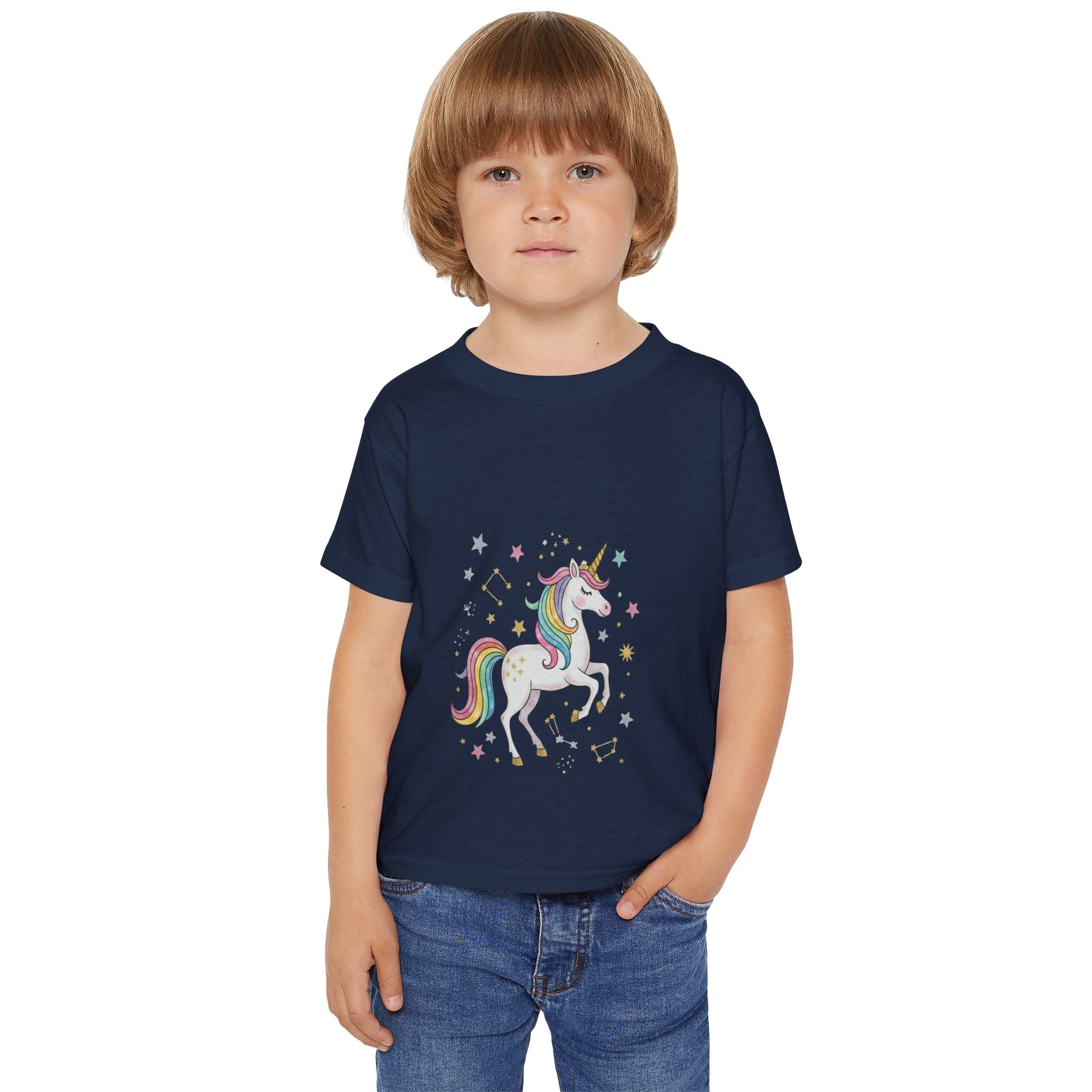 Toddler T-Shirt — Rainbow Unicorn Graphic