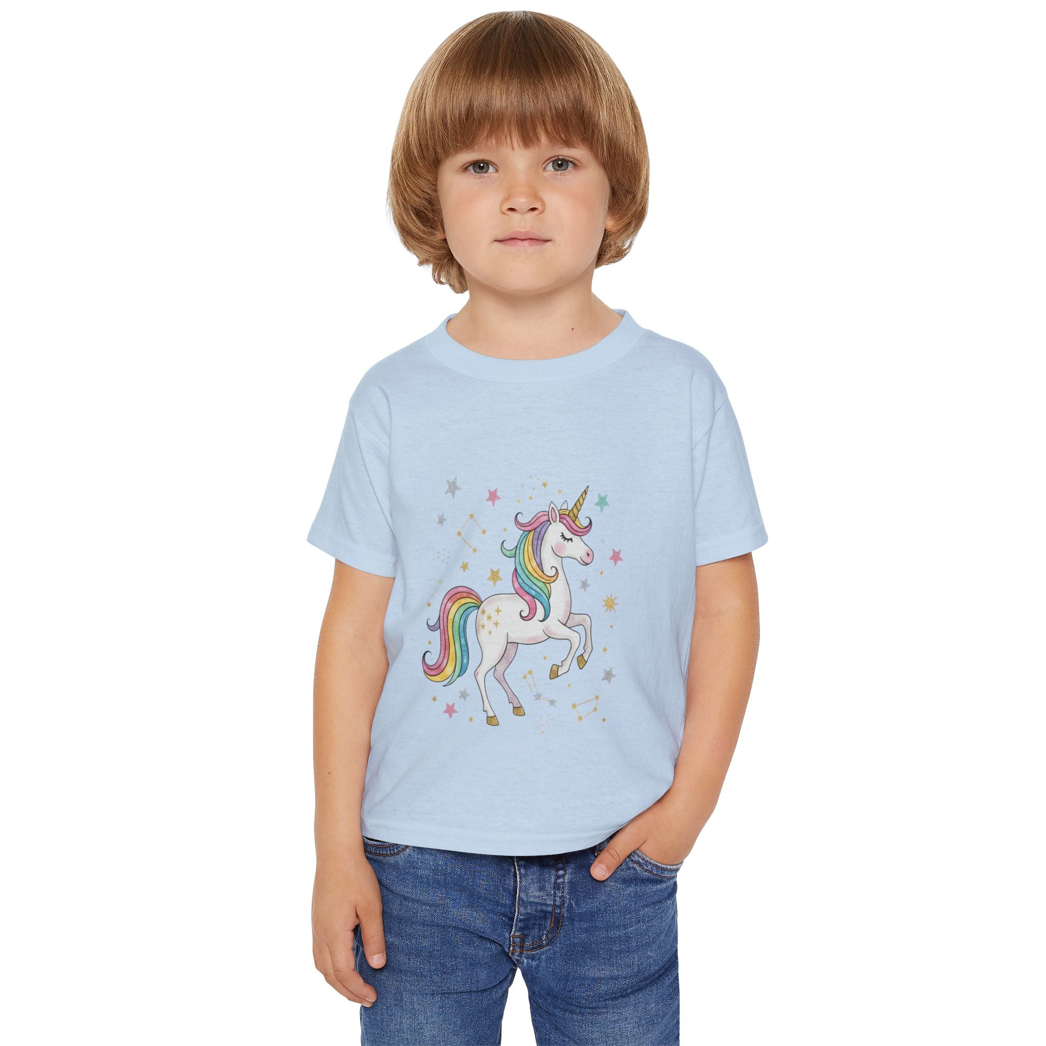 Toddler Unicorn T-Shirt — Rainbow Magical Unicorn Graphic Tee for Kids