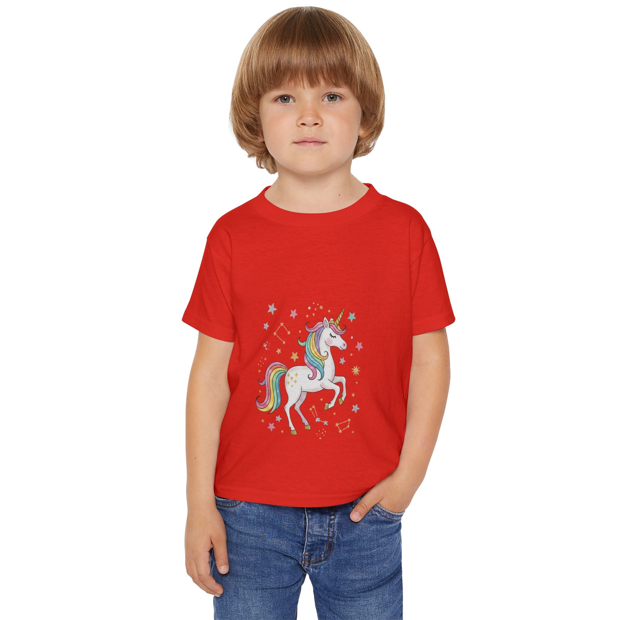 Toddler T-Shirt — Rainbow Unicorn Graphic