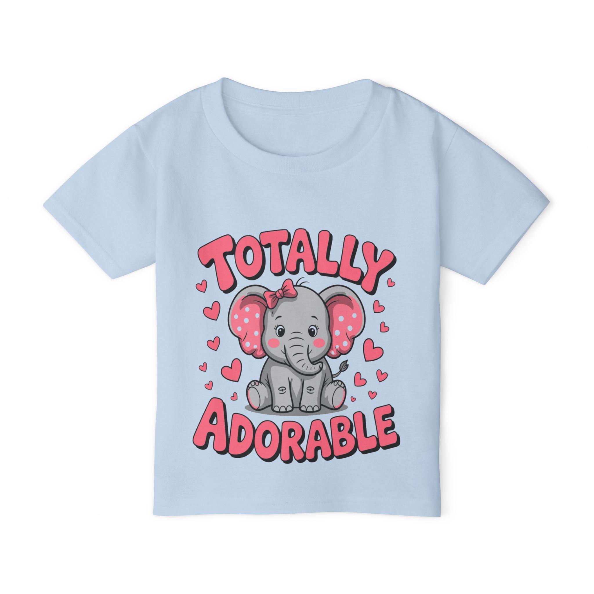 Toddlers' "Totally Adorable" Elephant T-Shirt