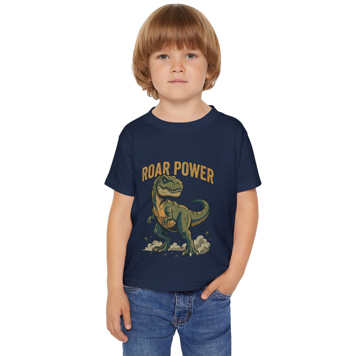 Roar Power Toddler T-Shirt — Dino Graphic Tee for Kids
