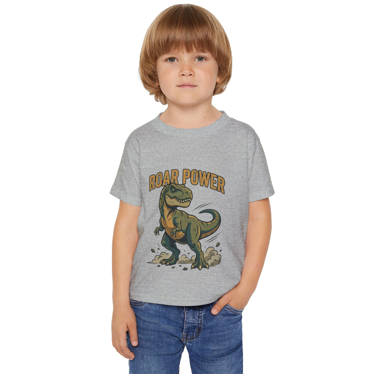 Roar Power Toddler T-Shirt — Dino Graphic Tee for Kids