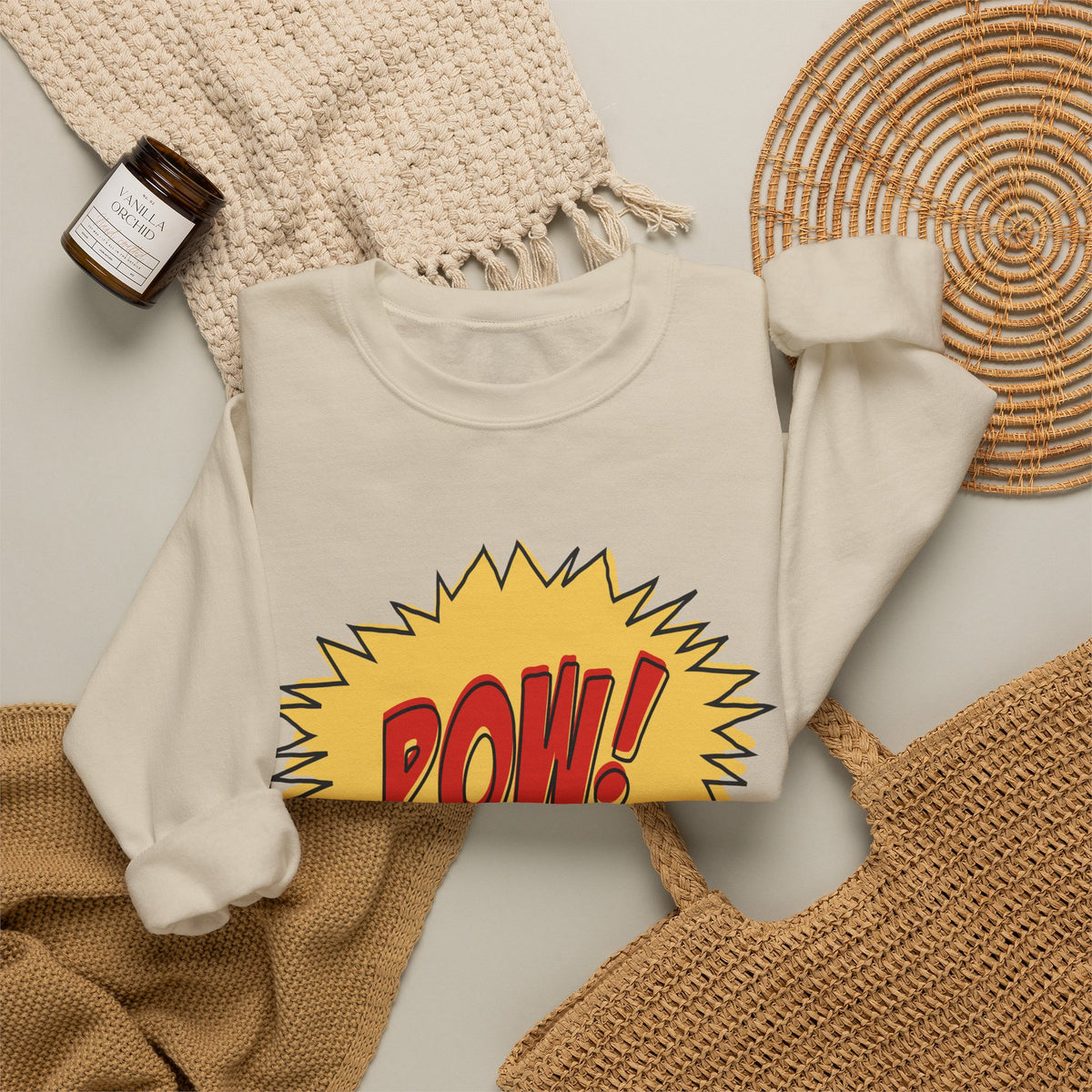 Pow! Comic Graphic Sweatshirt