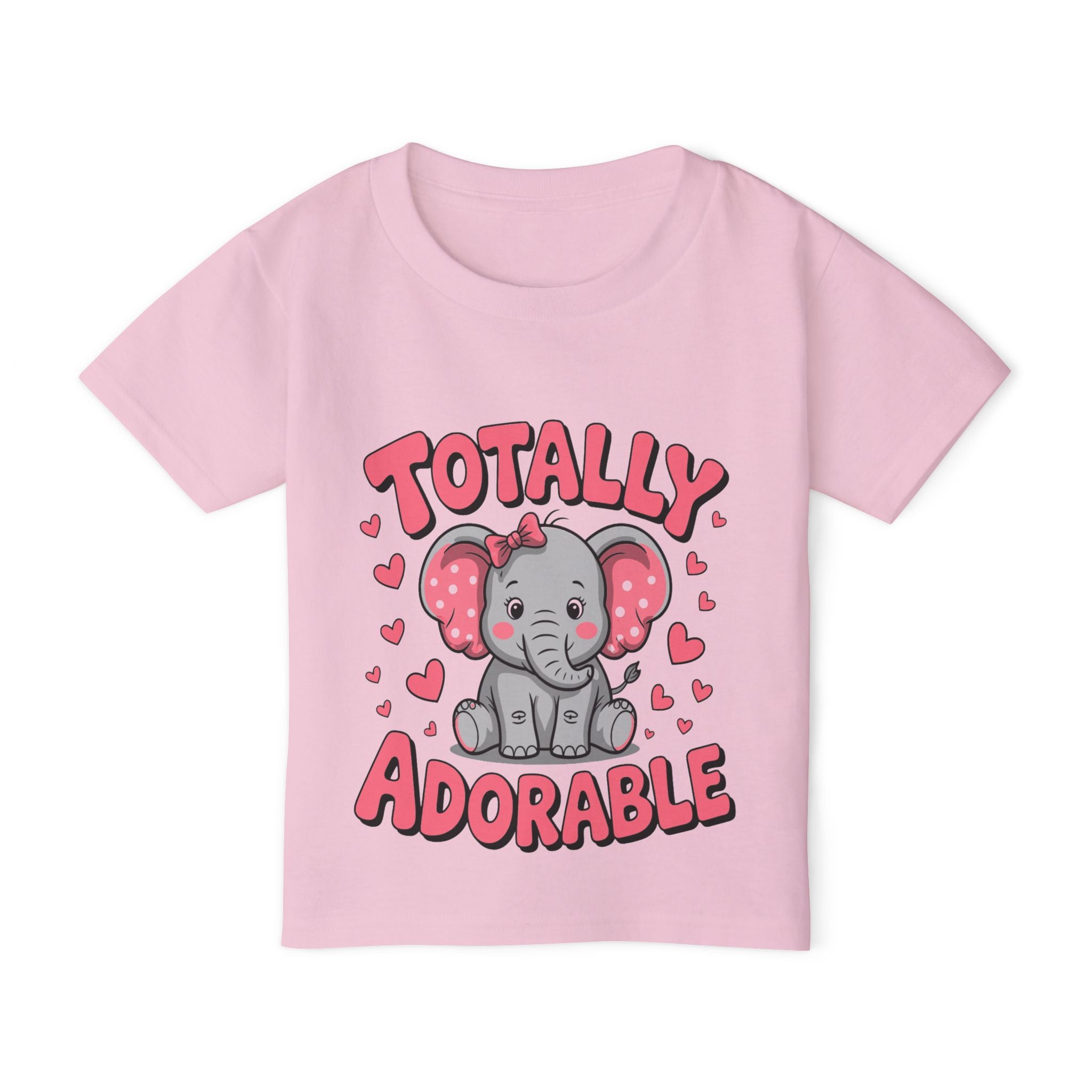 Toddlers' "Totally Adorable" Elephant T-Shirt