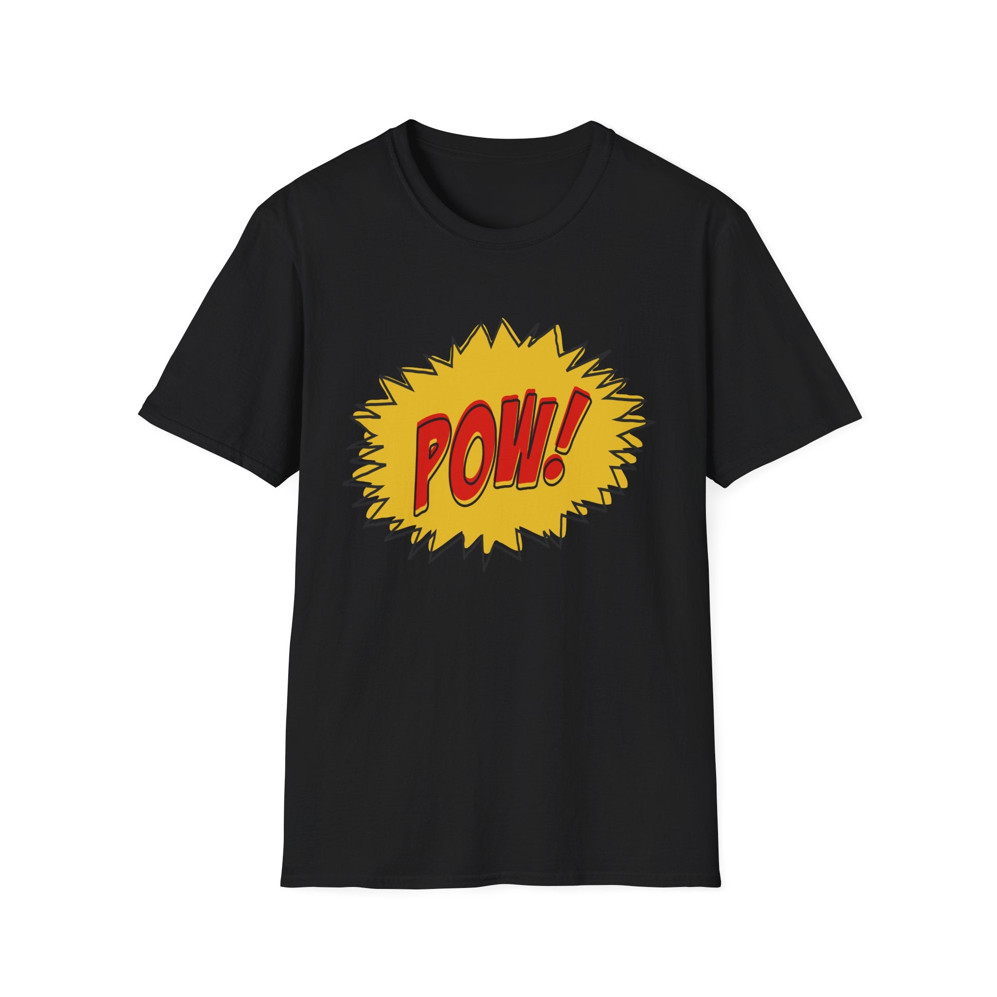 Pow! Comic Graphic T-Shirt — Retro Pop Art Superhero Tee