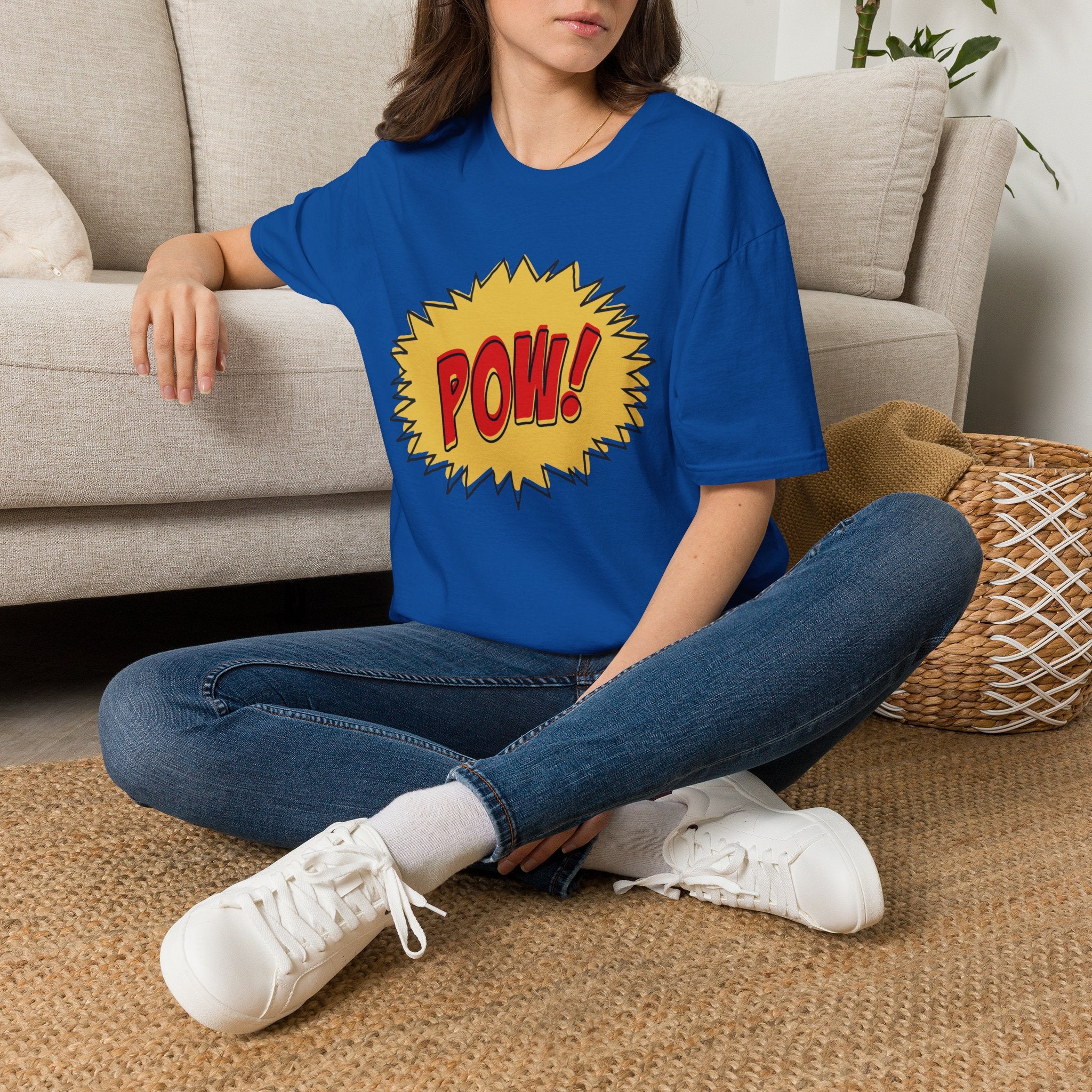 Pow! Comic Graphic T-Shirt — Retro Pop Art Superhero Tee