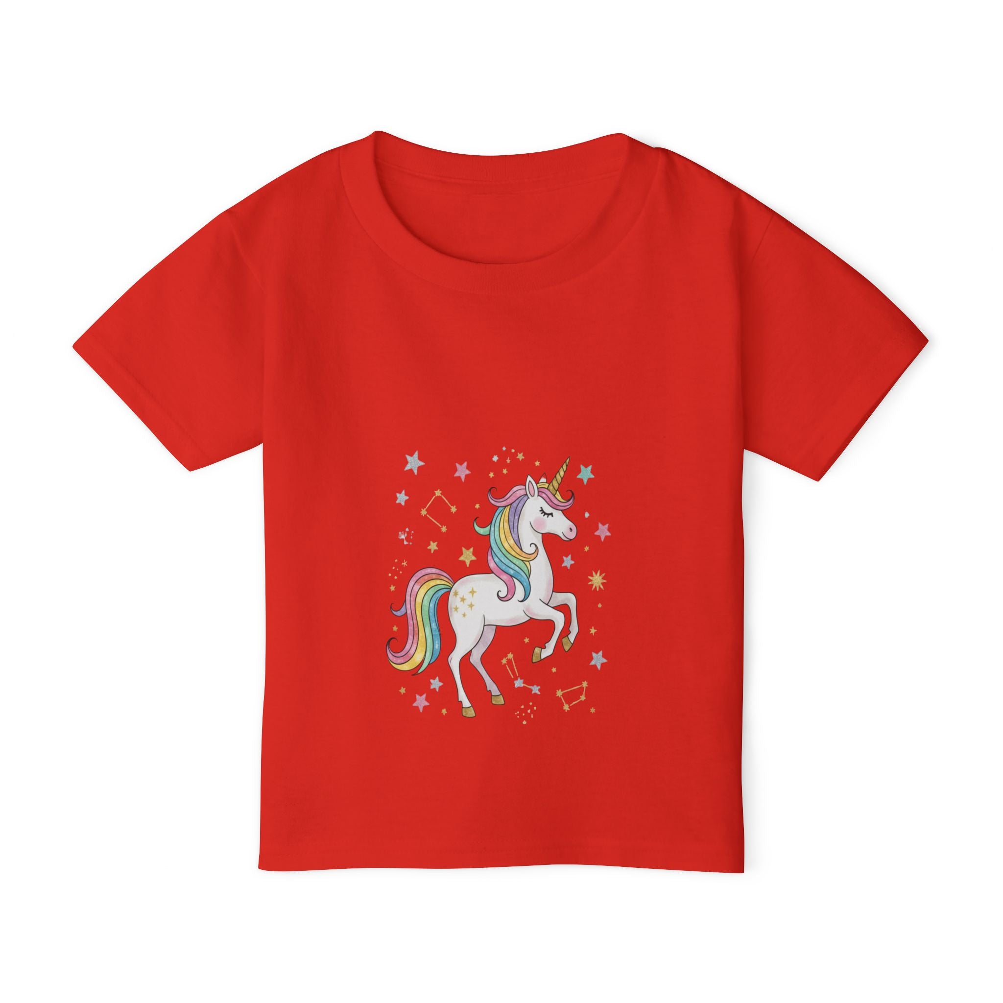 Toddler T-Shirt — Rainbow Unicorn Graphic