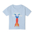 Toddler T-Shirt — Playful Upside-Down Kid Graphic ("Grutts Tshirt Shop")